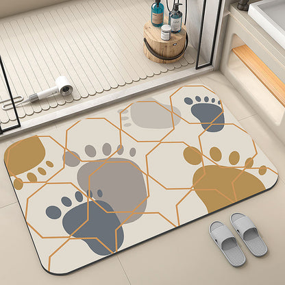 Diatomaceous Earth Non-Slip Mat Bath Door Mat