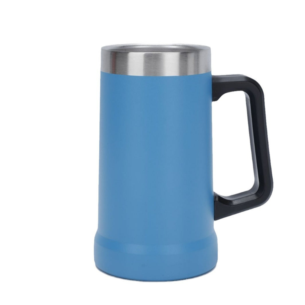 304 double layer vacuum laser logo mug