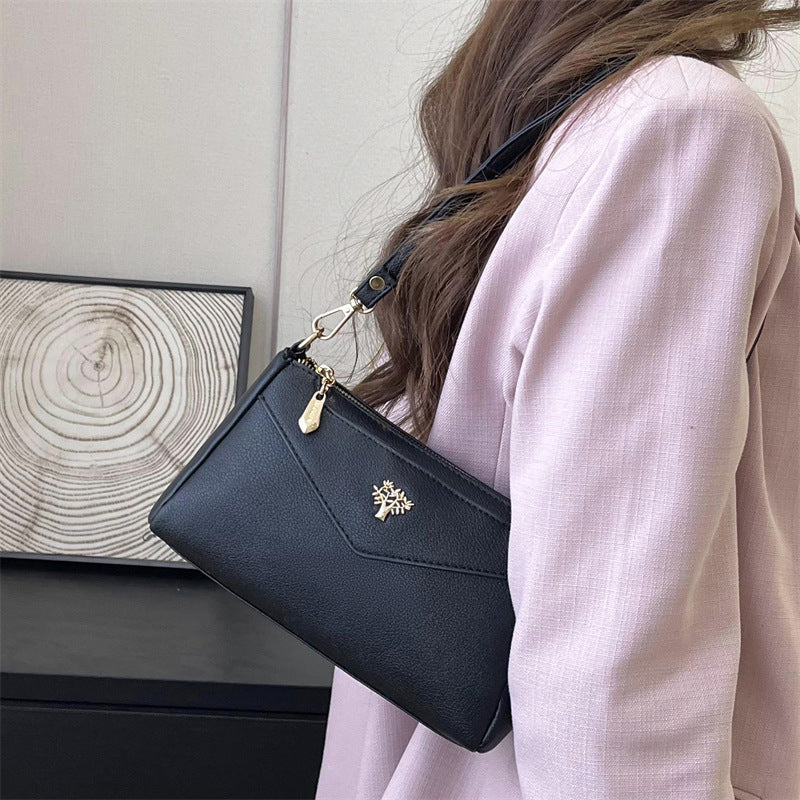 Letter Versatile Shoulder Small Square Bag