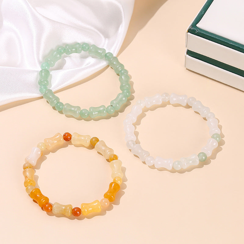 Tianshan Jade Bamboo Bracelet