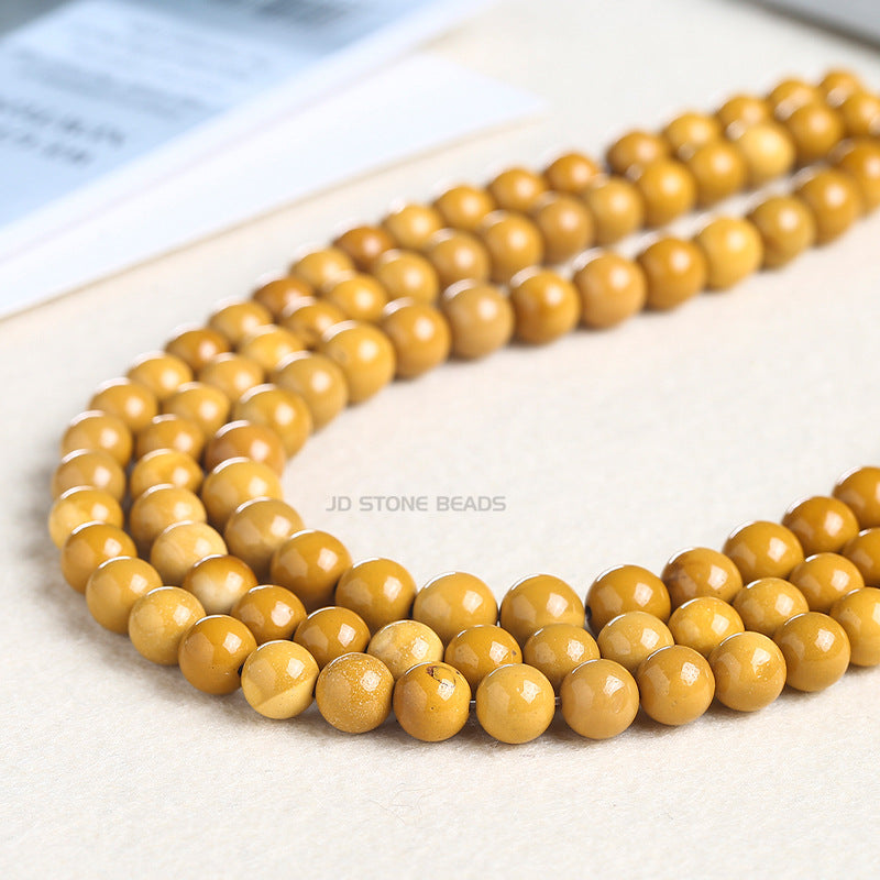 Yellow yellowstone loose beads