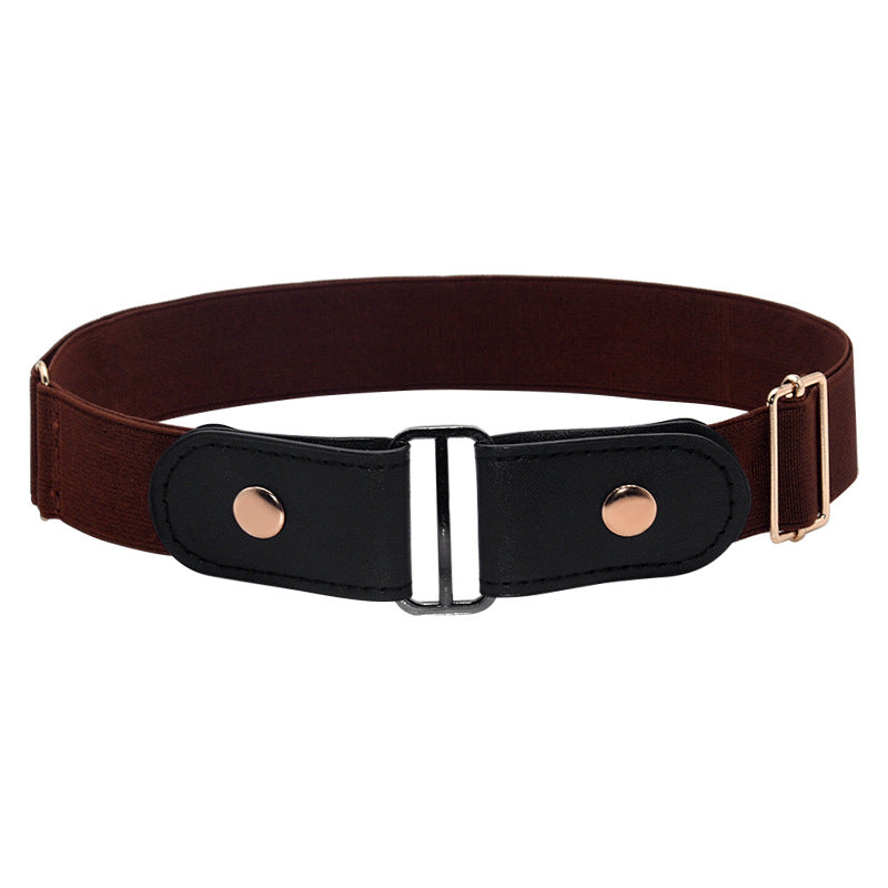 Belt men's and women's elastic belt