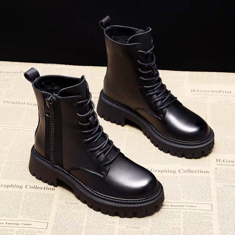 British mid boots Martin boots