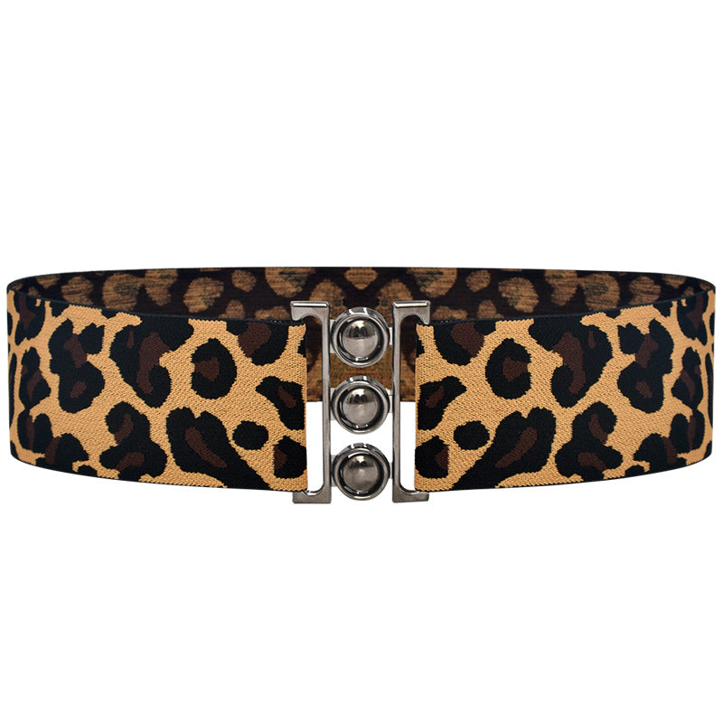 waist seal female leopard print