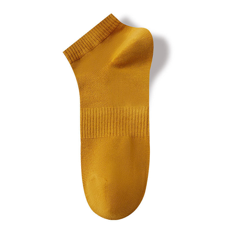 Men's Spring-Summer Thin Breathable Short Cotton Socks