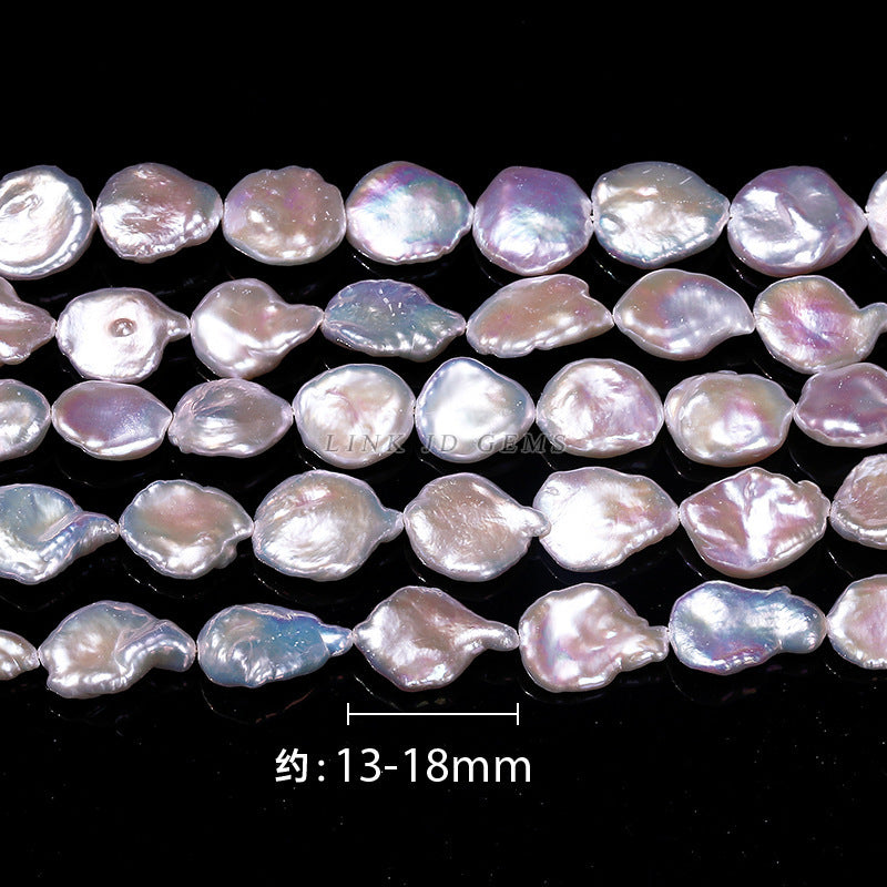 12Mm Natural Intense Light Heart Shaped Baroque Pearl Loose Beads