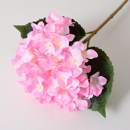 Artificial Hydrangea with Leaves Artificial Flowers Wholesale