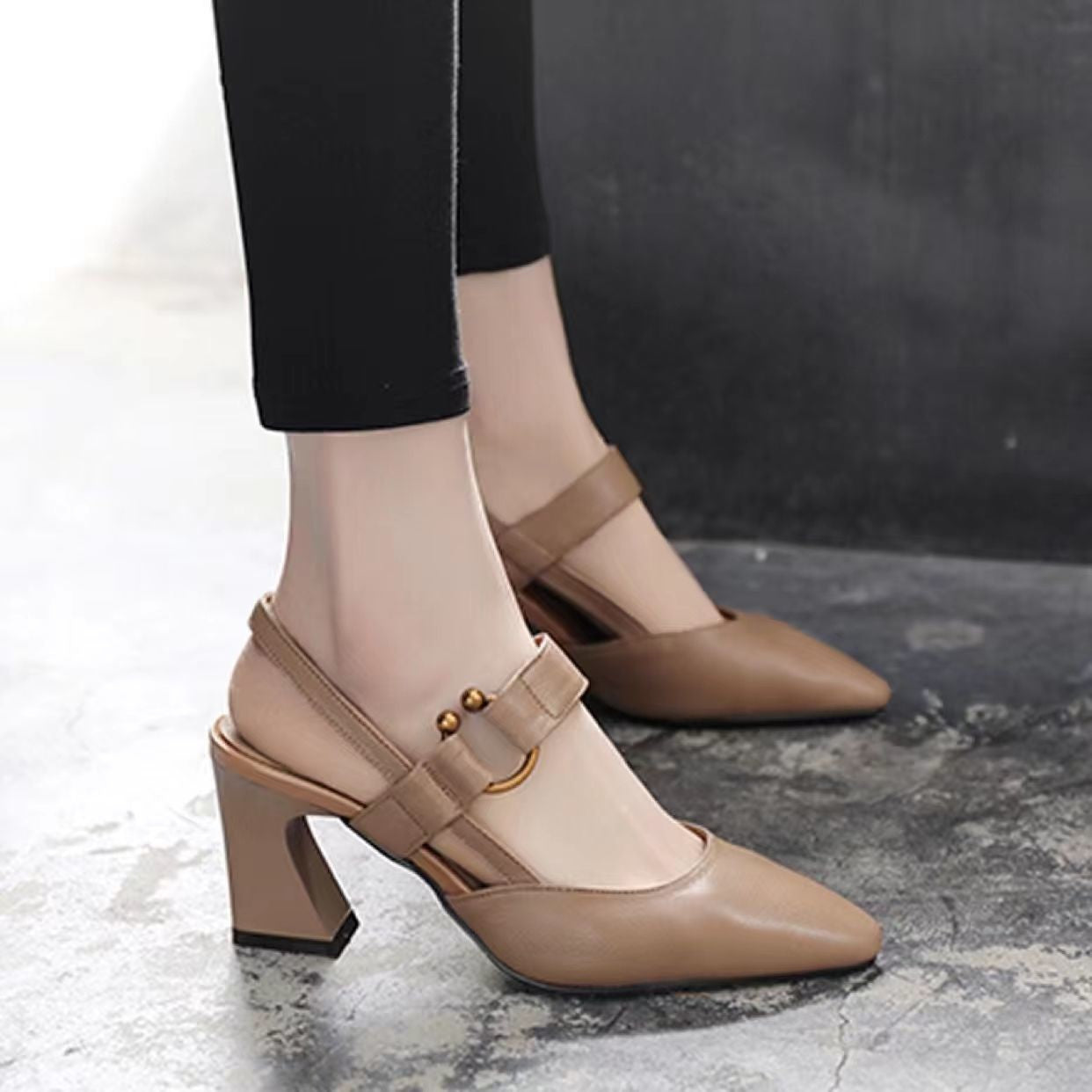 Casual leather women's shoes wholesale