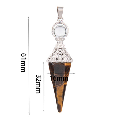 Crystal Cone Pendulum Pendant