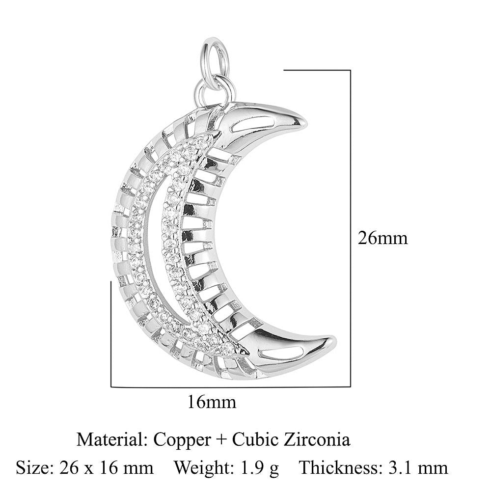 Star of David Copper Zirconia Pendant