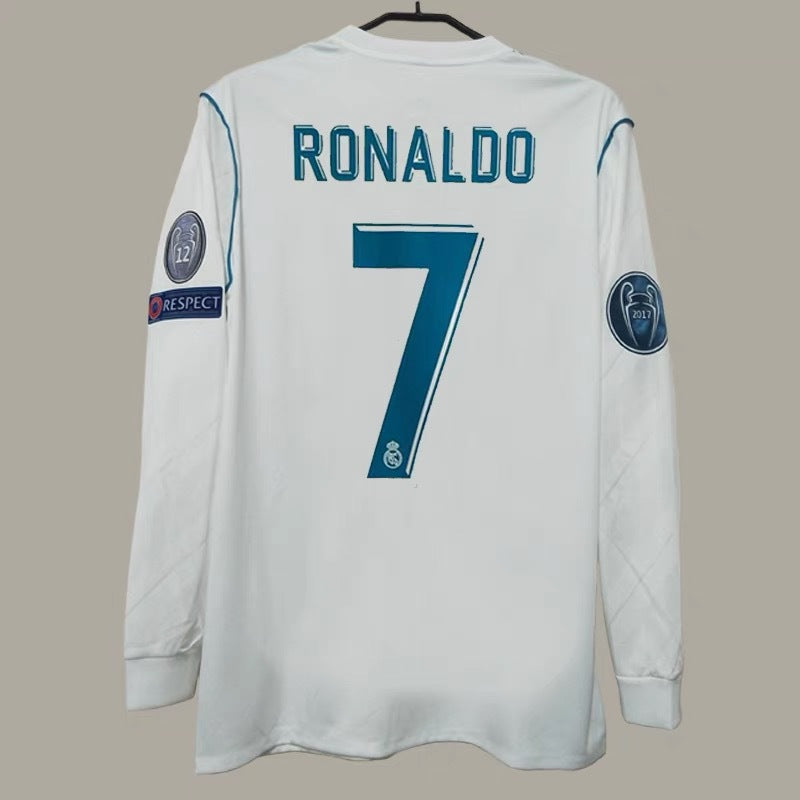 17-18 Champions League Home Away 7 Ronaldo Ramos 10 Modric Jersey