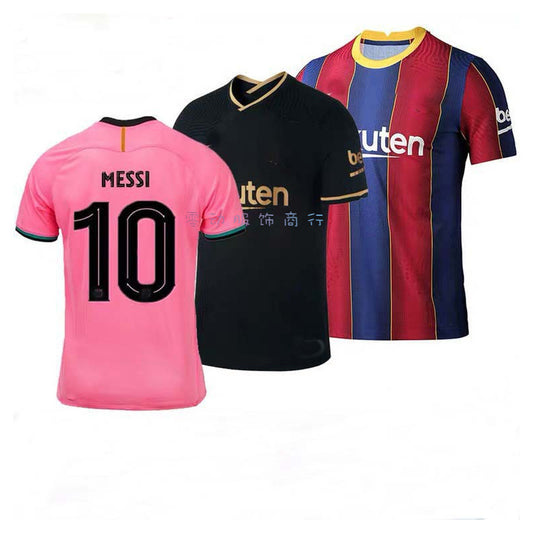 20-21 La Liga Barca Home Short Sleeve Thai Jersey Away Shirt