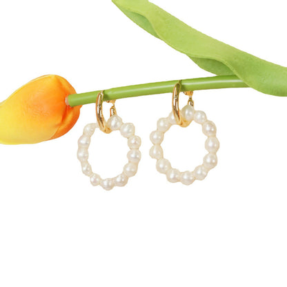 Freshwater pearl earrings