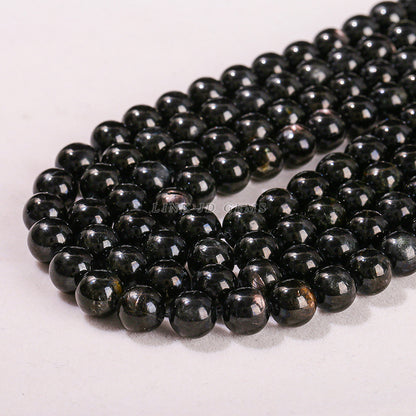 Natural gold stone loose beads