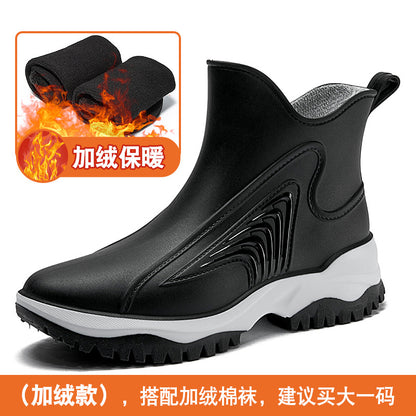 Rain shoes soft overshoes thickened