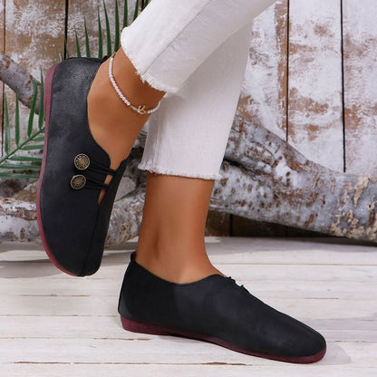 Casual flat comfortable women's shoes