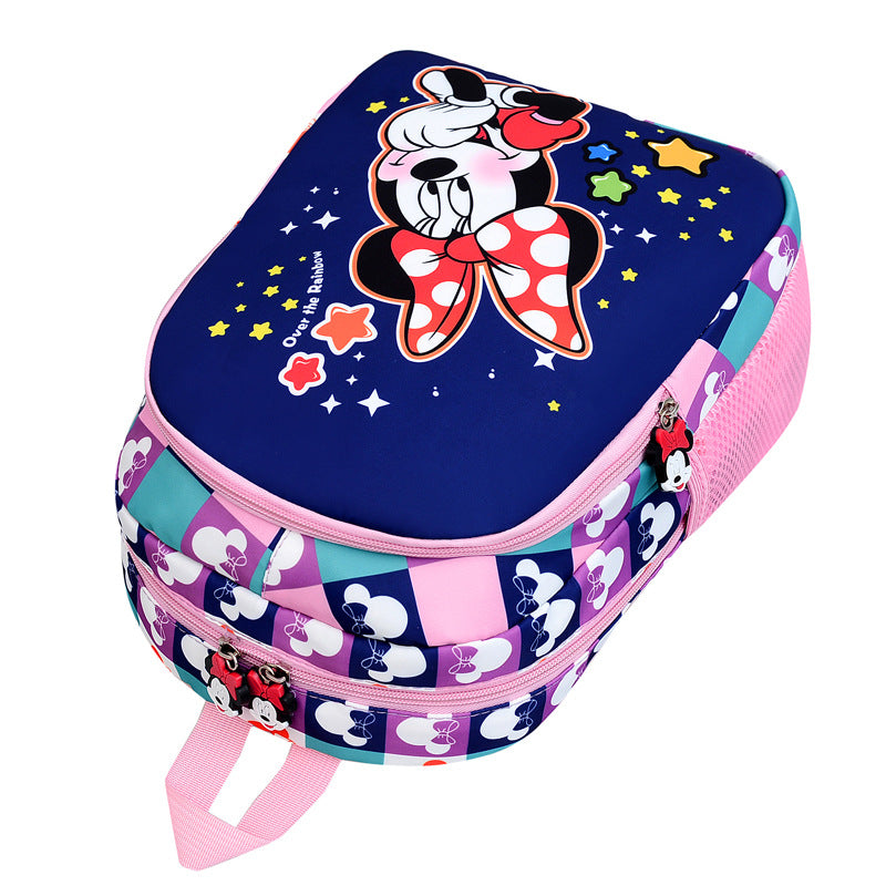 Cute Mickey gradient color children's schoolbag