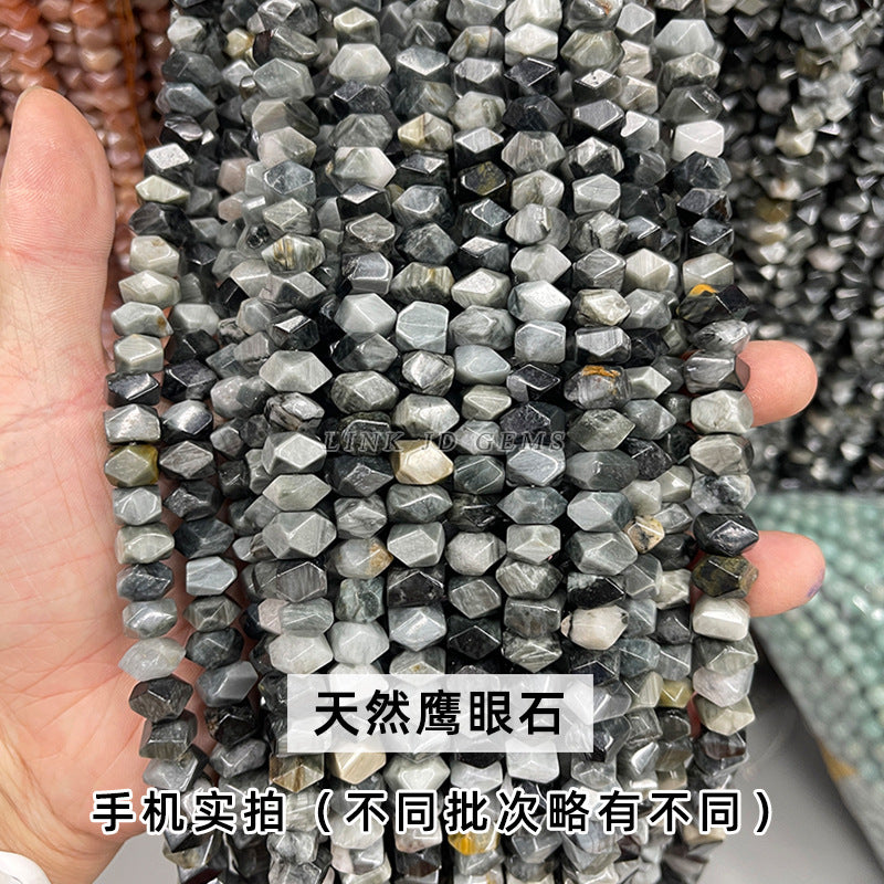 6 * 10Mm jade gravel angle of attack amorphous beads loose beads