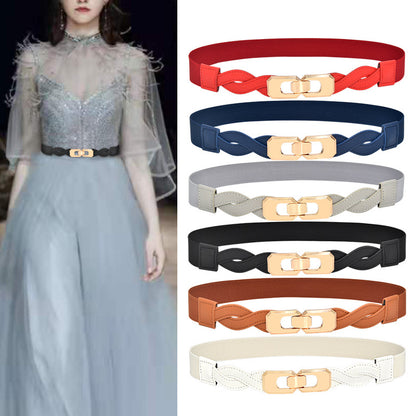 Thin belt waist women's fashion