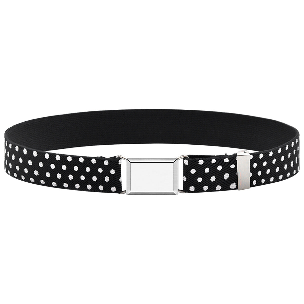 Elastic band monochrome pants belt