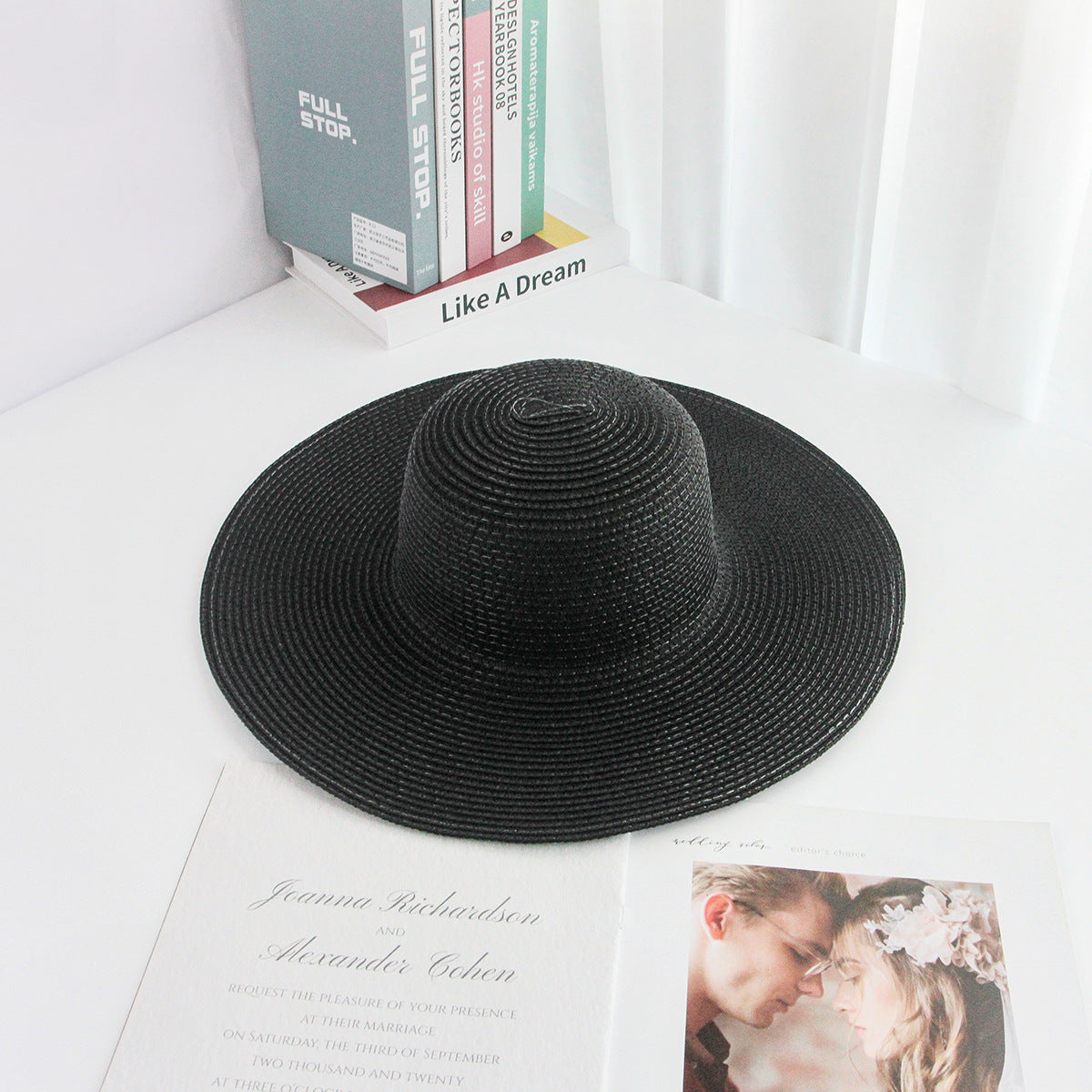 40cm Round-Brim Sun Hat DIY Hat Blank