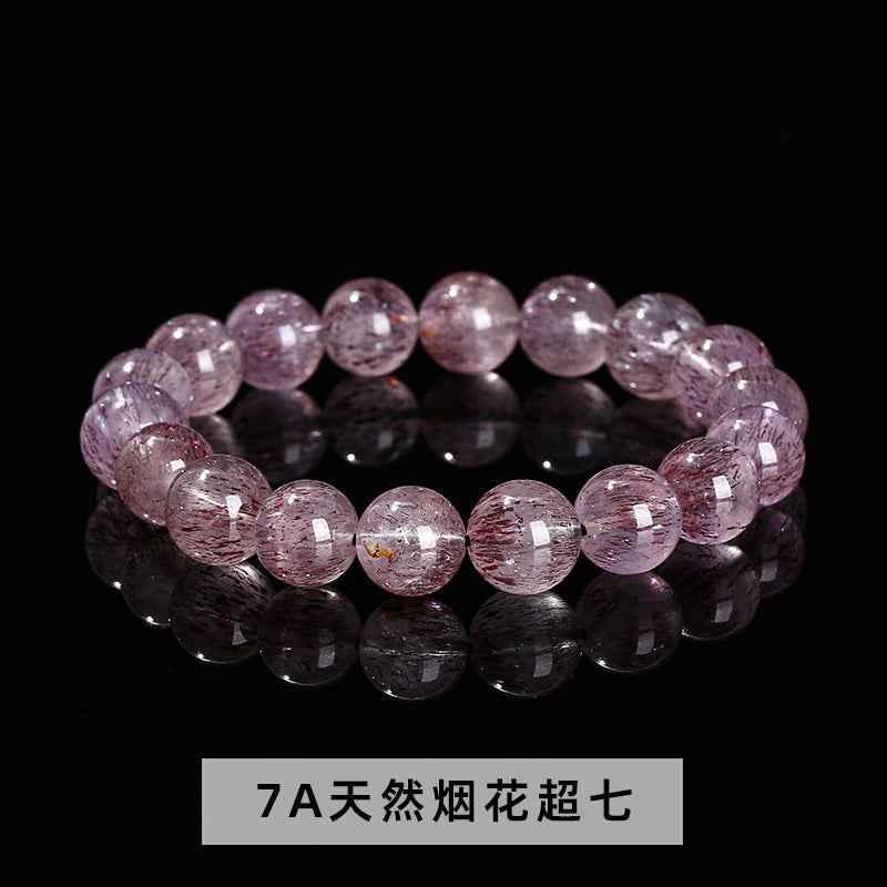 8A grade natural super seven bracelet.