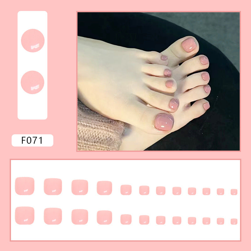 Pink Fresh Toe Nails