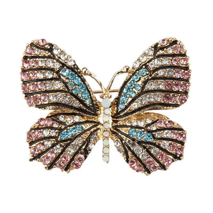 Fashion Colorful Butterfly Brooch Set