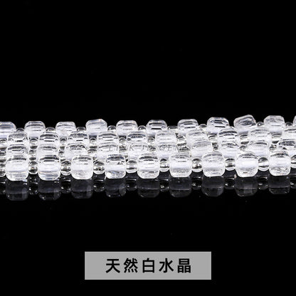 6/8Mm crystal agate jade cube loose beads