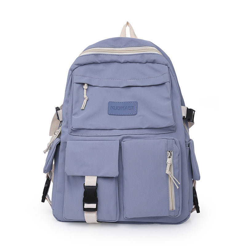 Large capacity junior high school student schoolbag