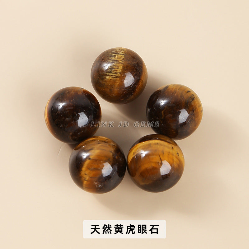 16Mm natural powder crystal ball non-porous beads round beads