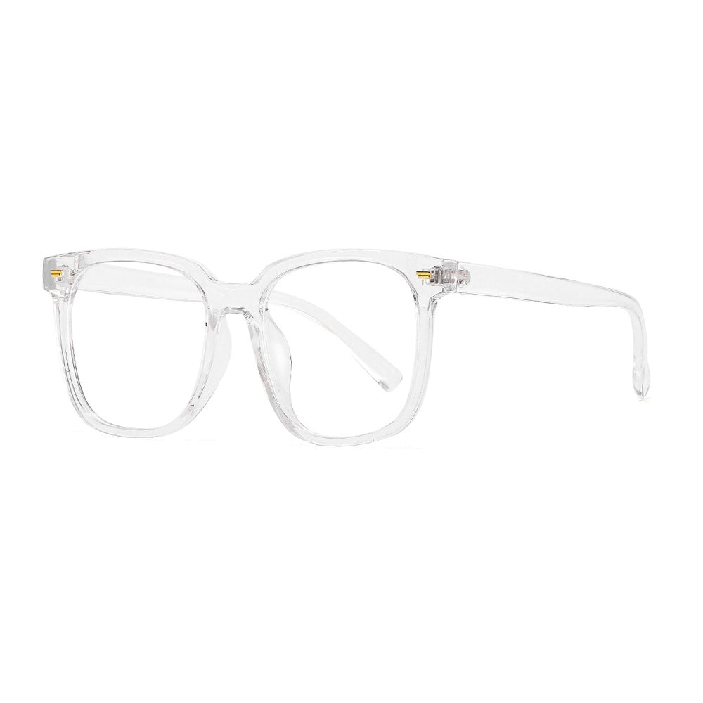 Retro Black Frame Square Prescription Glasses