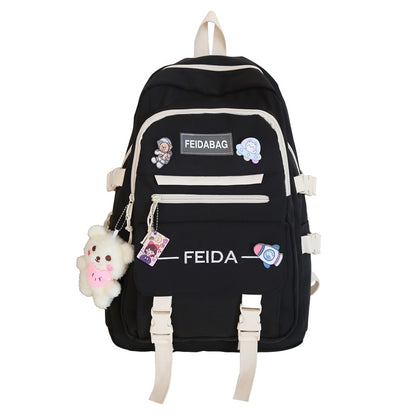 Schoolbag, cute backpack for girls ins style