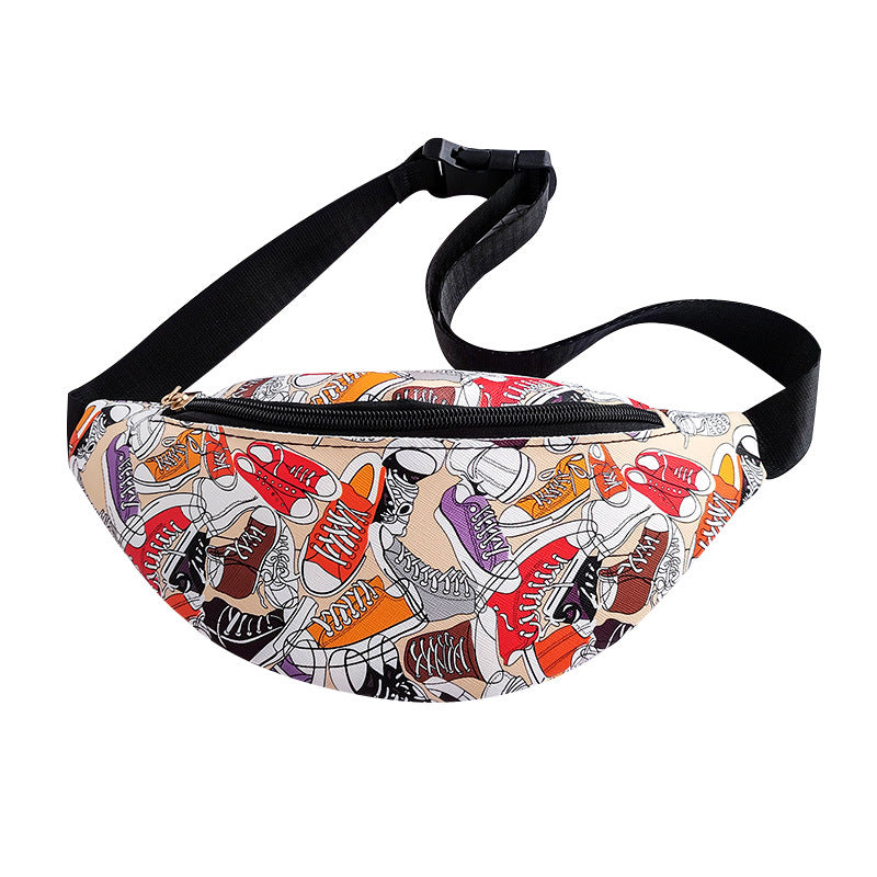 Versatile Fashion Printed Breast Bag