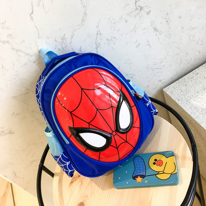 Spiderman children's cartoon schoolbag