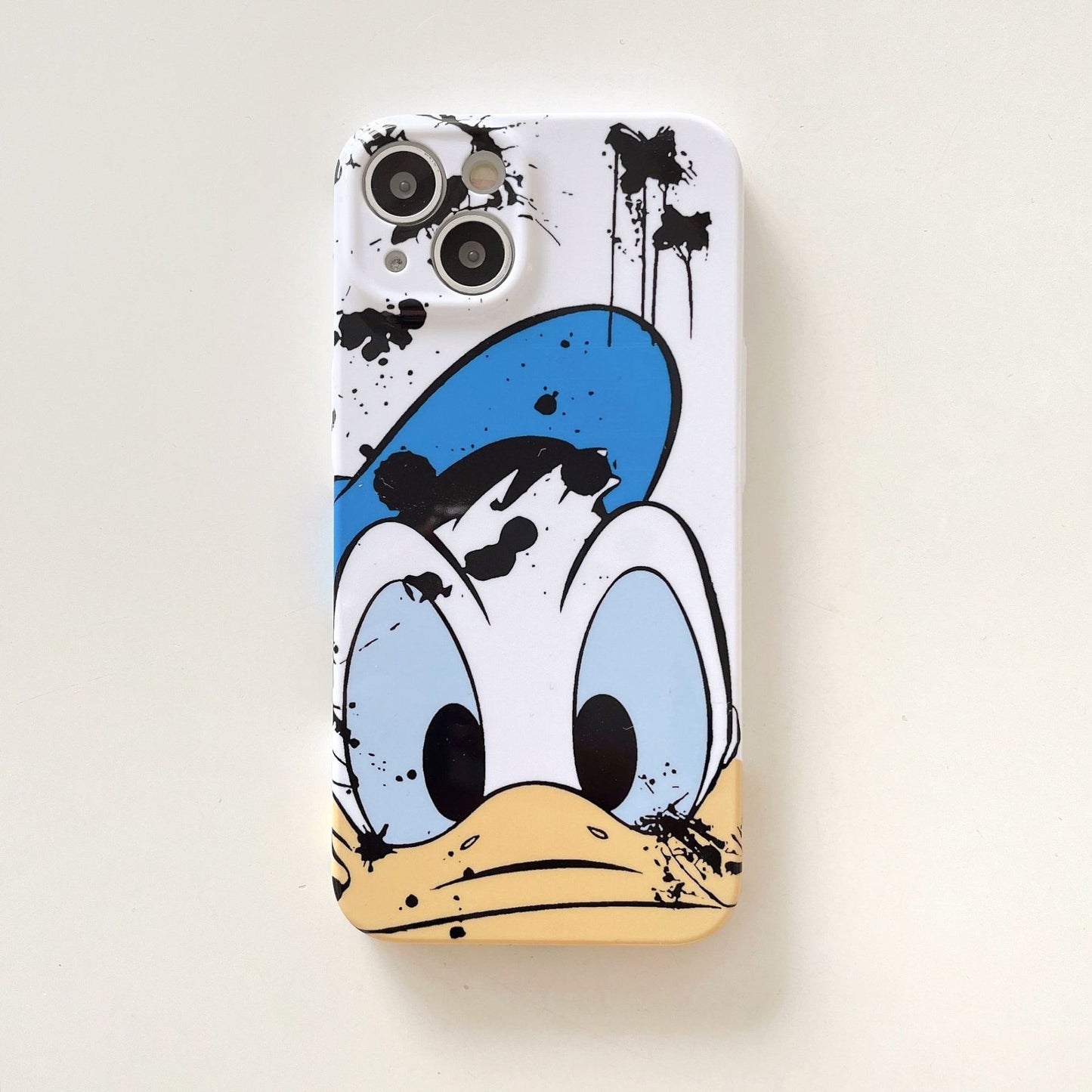 Funda de película del Pato Donald para iPhone 15 Pro 13 XR Funda de pareja de Bob Esponja