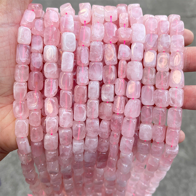 Powder crystal rectangular with shaped beads Crystal square loose beads