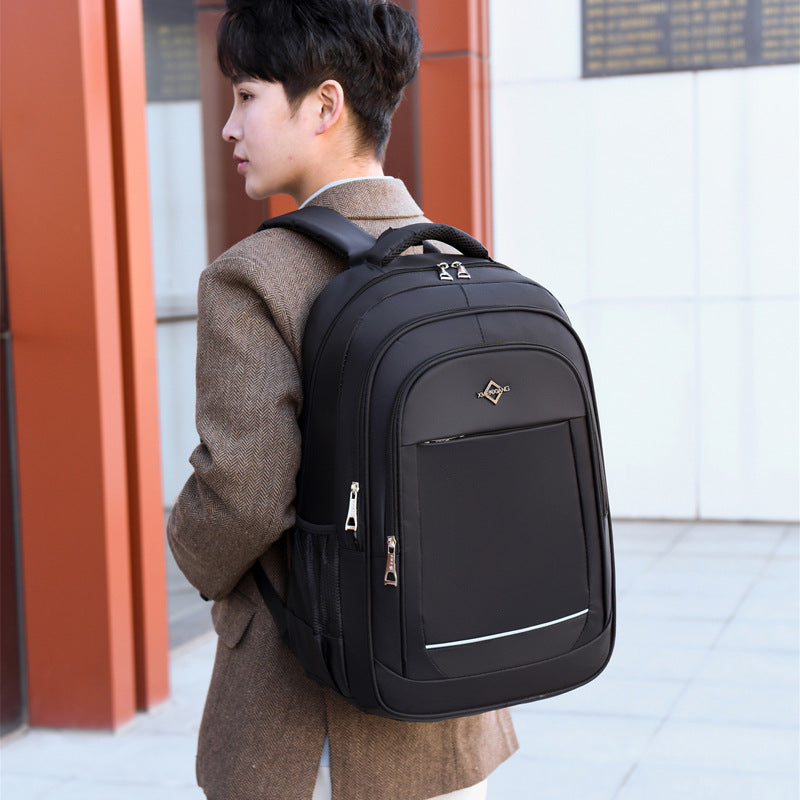 Large capacity business travel computer backpack