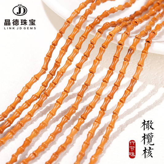 6 * 3Mm Olive Pit Bamboo Beads Loose Beads