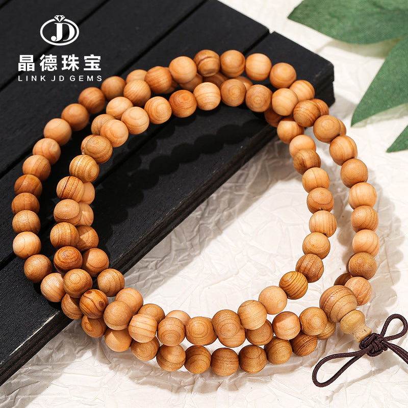 Taihang Ya Bai Buddha Bead Bracelet 108 Wooden Multi-circle