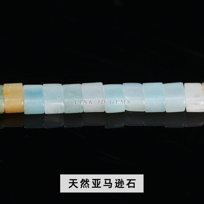 5Mm natural crystal agate rectangular loose beads