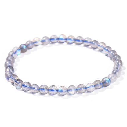 5A Natural Gray Moonstone Bracelet