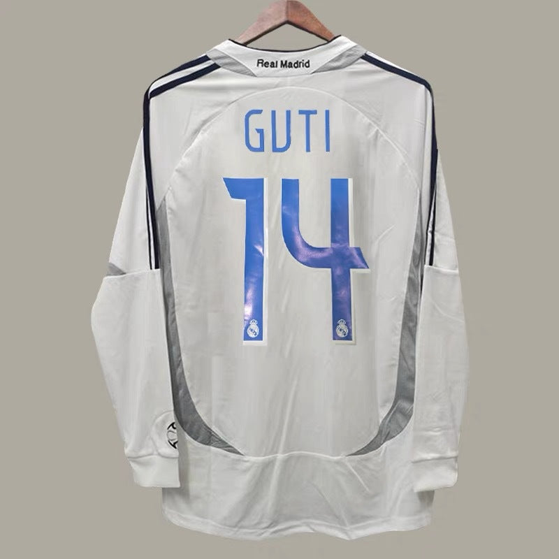 06-07 Real Madrid Retro Home Away Ronaldo Beckham Ra¨²l Guti Jersey