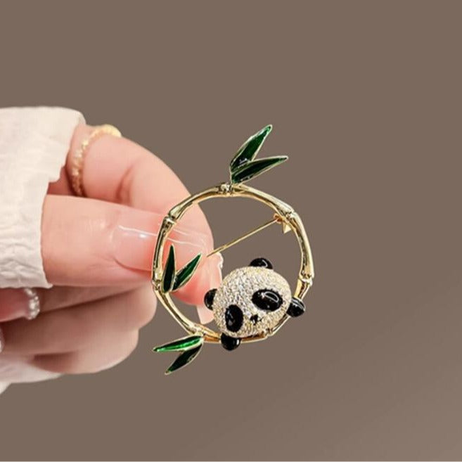 Panda Brooch