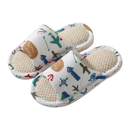 Linen Soft Sole Slippers