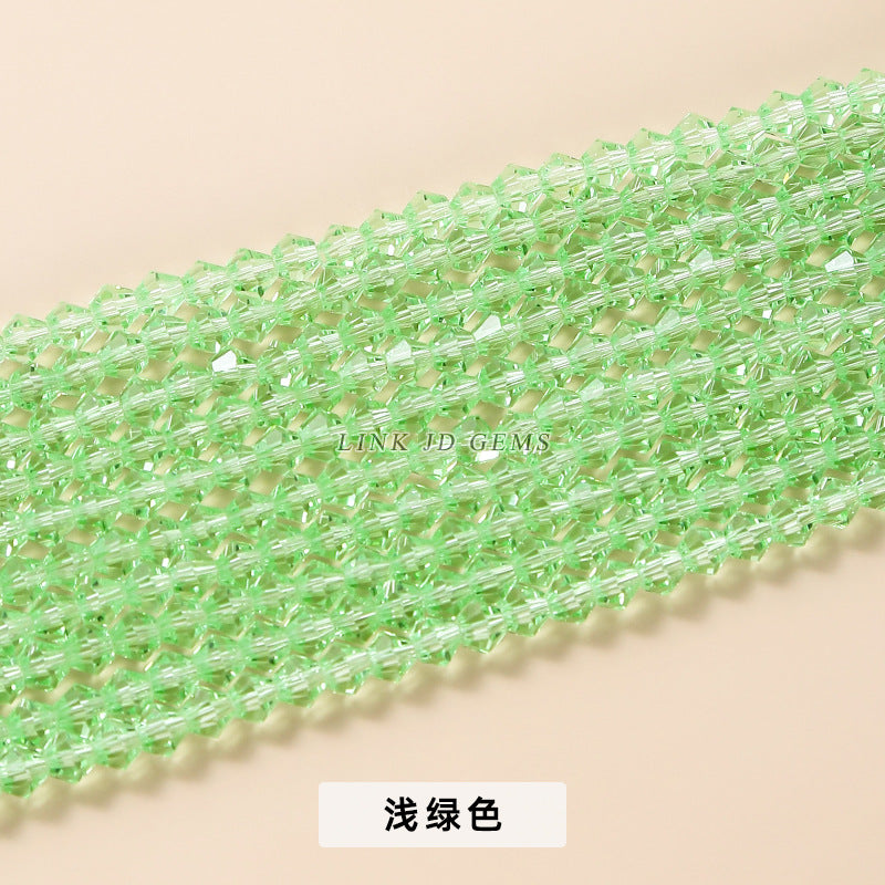 4Mm Czech crystal pointed beads rhombus glass beads loose beads