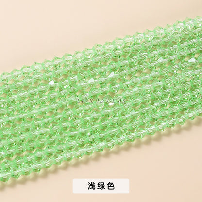 4Mm Czech crystal pointed beads rhombus glass beads loose beads