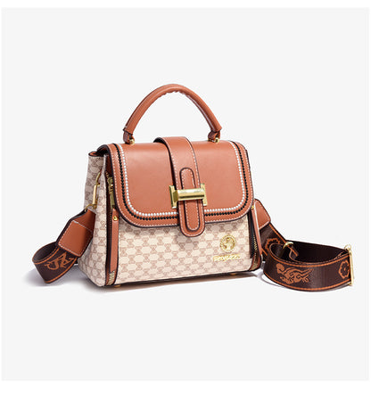 Women's bag retro printed handbag