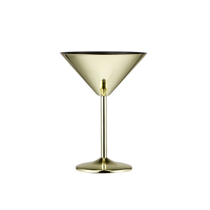 Martini glass metal cocktail glass