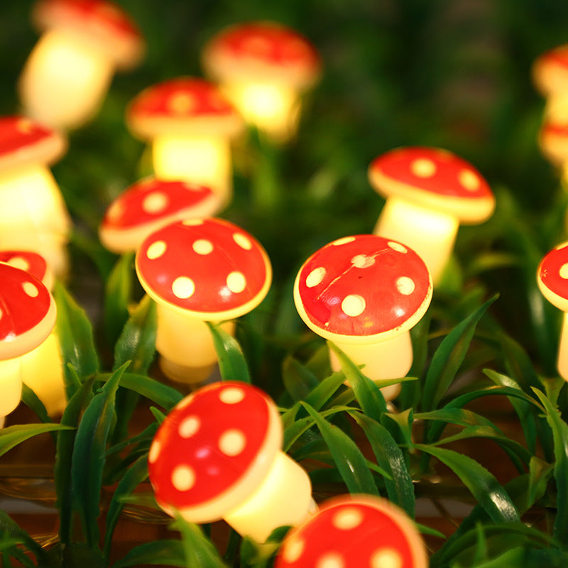 Glowing Mushroom Light Solar Outdoor Light